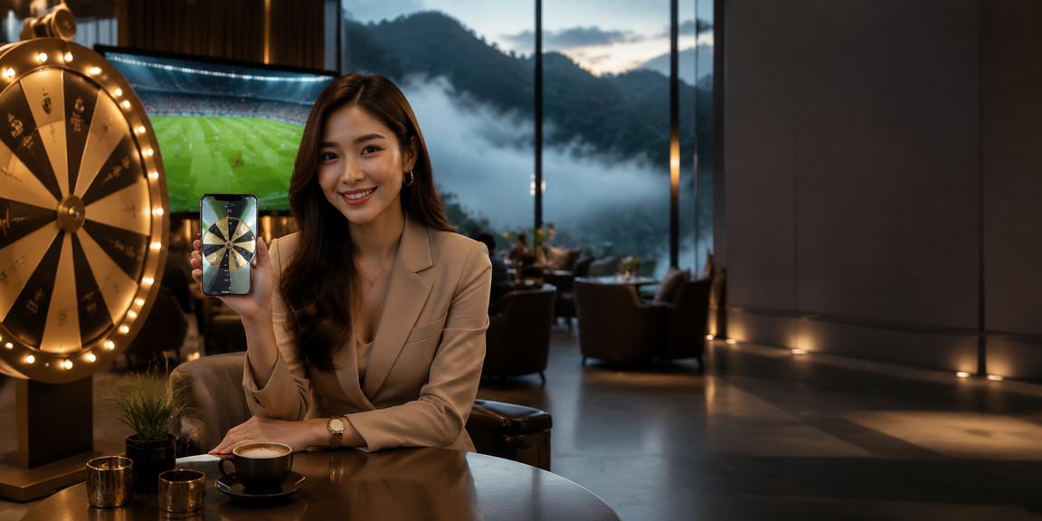 Suasana pertaruhan bola sepak di Genting Highlands dengan paparan sukan bergaya Melayu